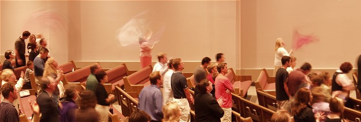 Banner use during worship